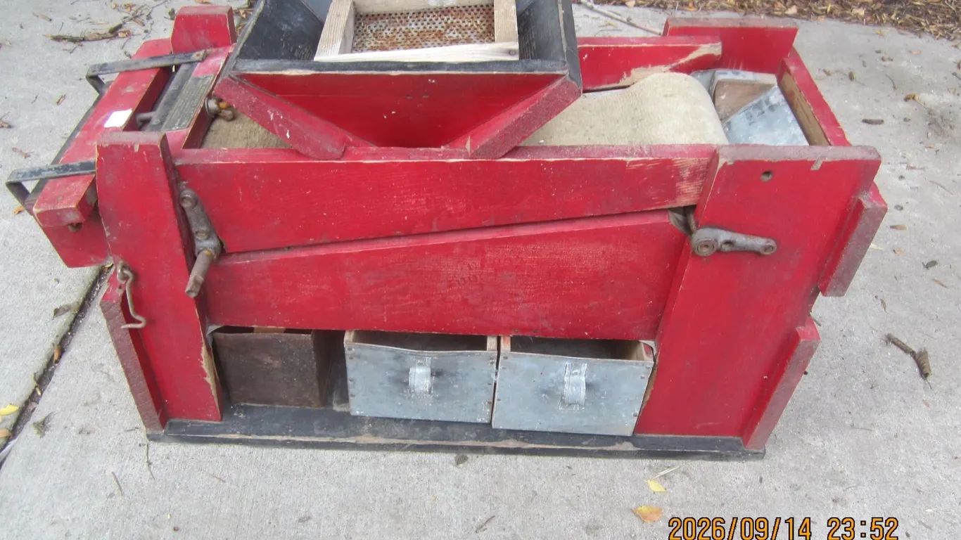 1110. Antique Sample Seed Cleaner Rare Item