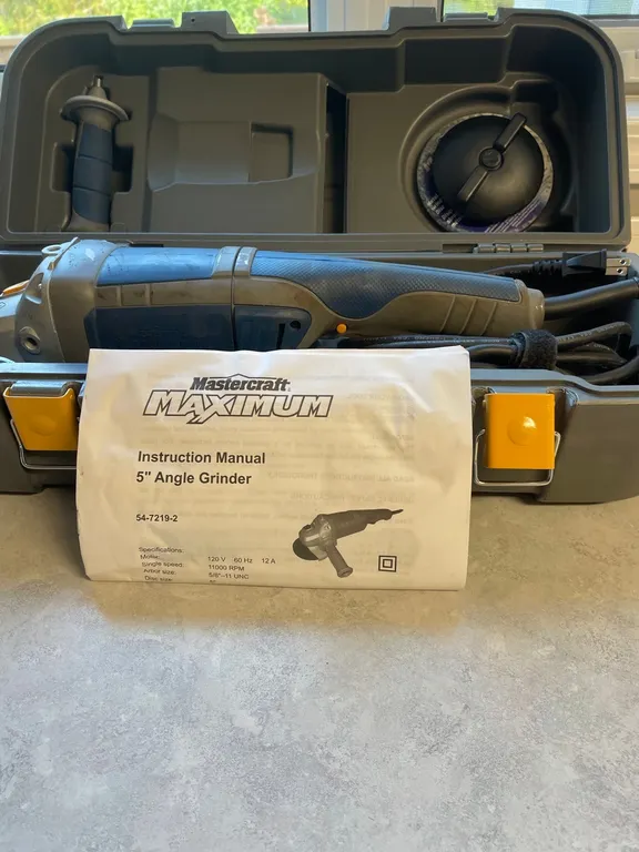 5” angle grinder
