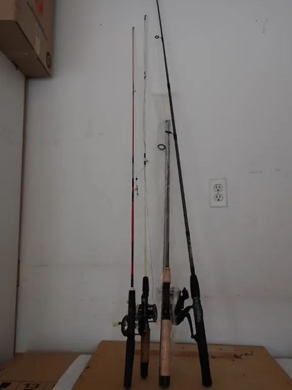 Four Rods and 3 Reels