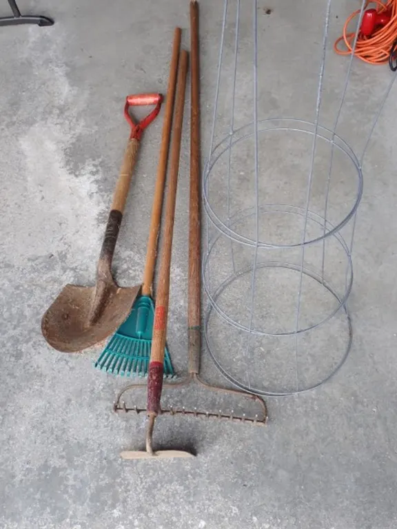 Garden Tools and Cages