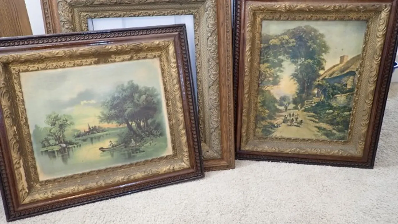 Three Frames two prints