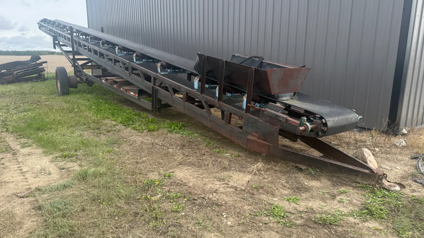 60' x 24" Stationary Stacker/Conveyor (Offsite)