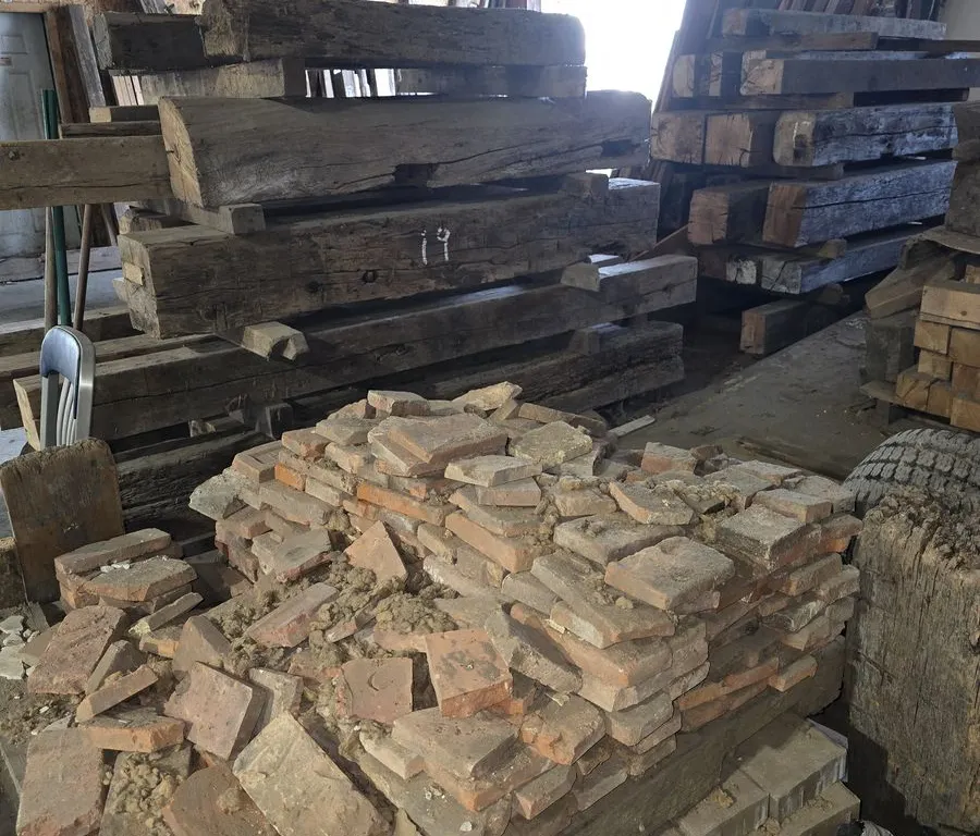 Assorted Reclaimed Antique Barn Wood Beams