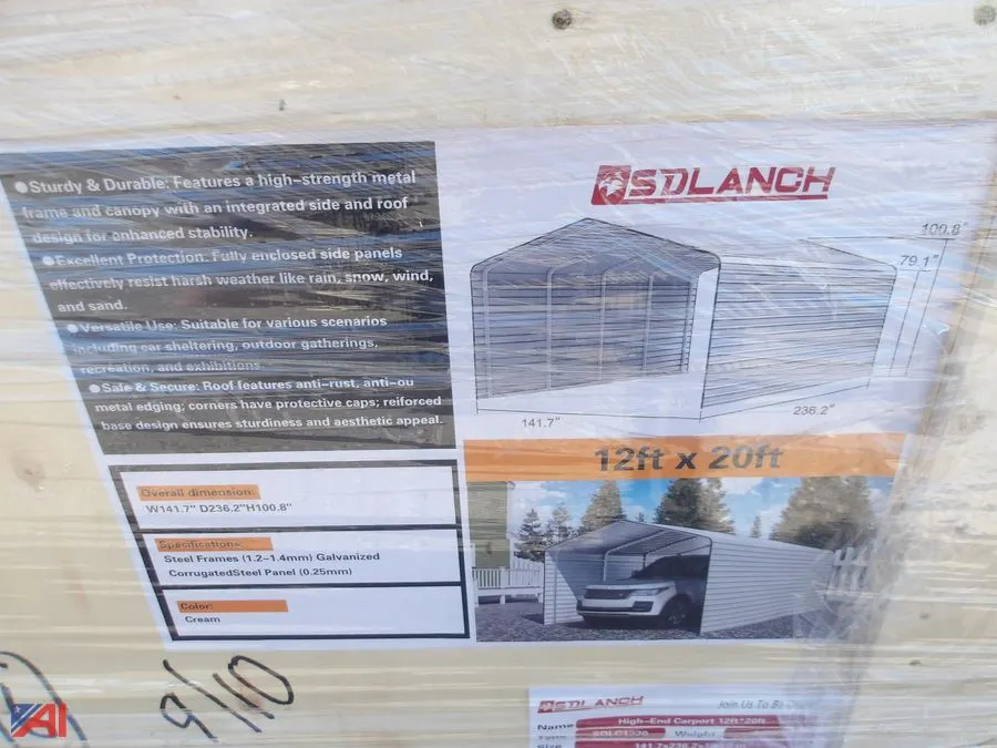 12' x 20' High-End Carport
