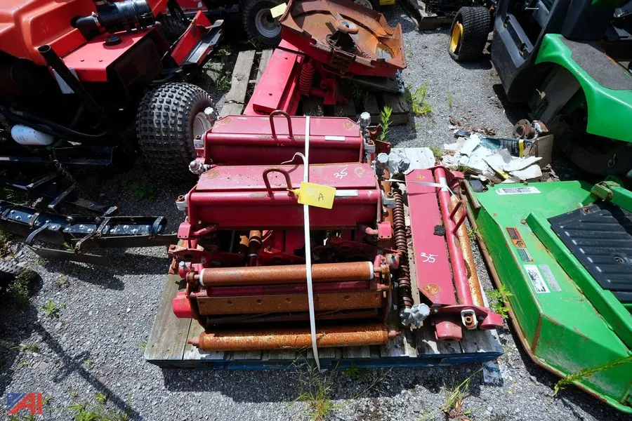 (7) 24" Mower Reel Units on Skid