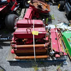 (7) 24" Mower Reel Units on Skid