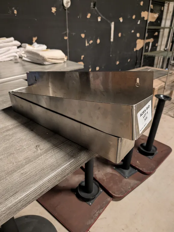 (2) 22 Inch Stainless Steel Speed Rails
