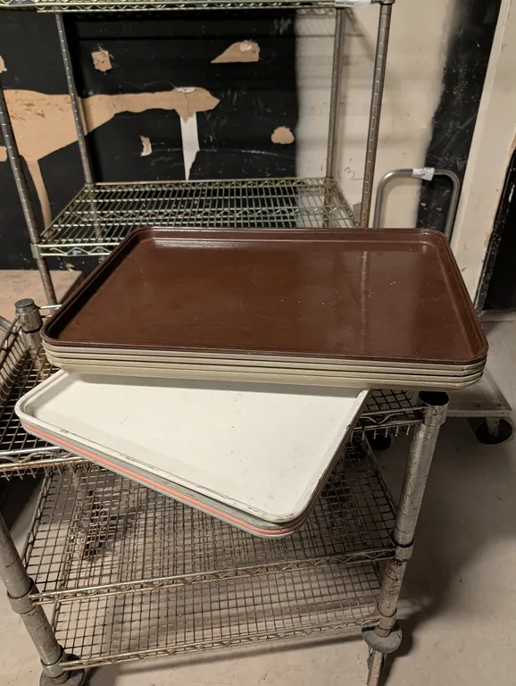 (9) Bakery Trays - 18" X 26"