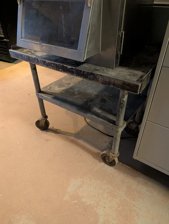 Stainless Steel Equipment Stand with Under Shelf on Casters - 36" X 24" X 30"