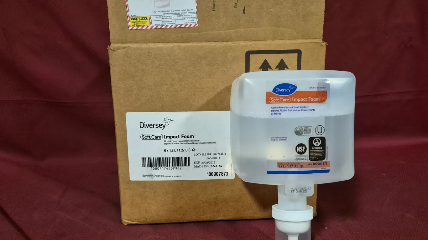(5) New Diversey Soft Care Impact Foam Replacement Hand Soaps