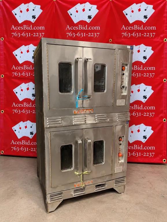 Vulcan Double Stack Convection Oven on Legs - 40" X 46" X 72"