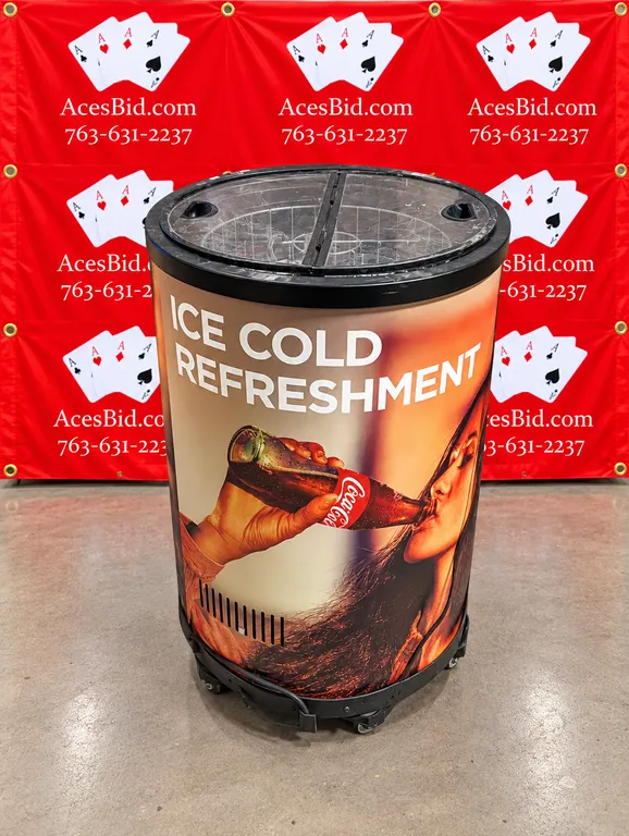 IDW Round Ice Cold Coca Cola Self Contained Refrigeration System - 115 Volts; 1 Phase