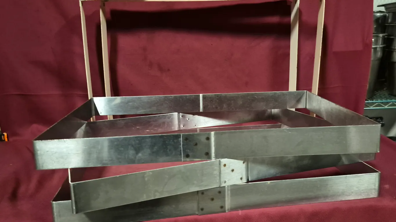 (3) Stainless Steel Sheet Pan Extenders, (2) Polycarbonate Sheet Pan Extenders
