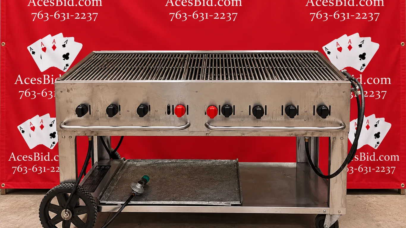 Crown Veritey Stainless Steel 60 Inch Outdoor Broiler - ETL Approved