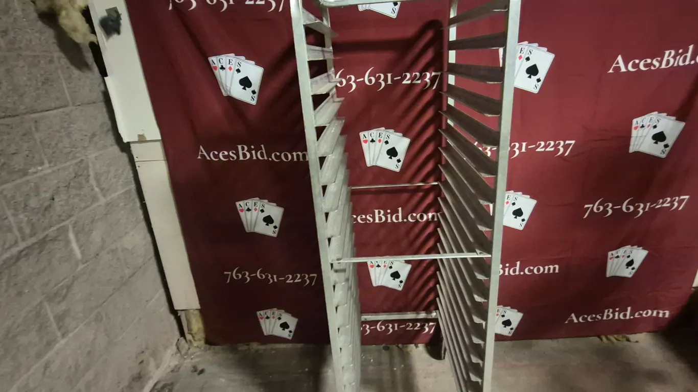18 Tier Aluminum Sheet Pan Rack on Casters - NSF Approved