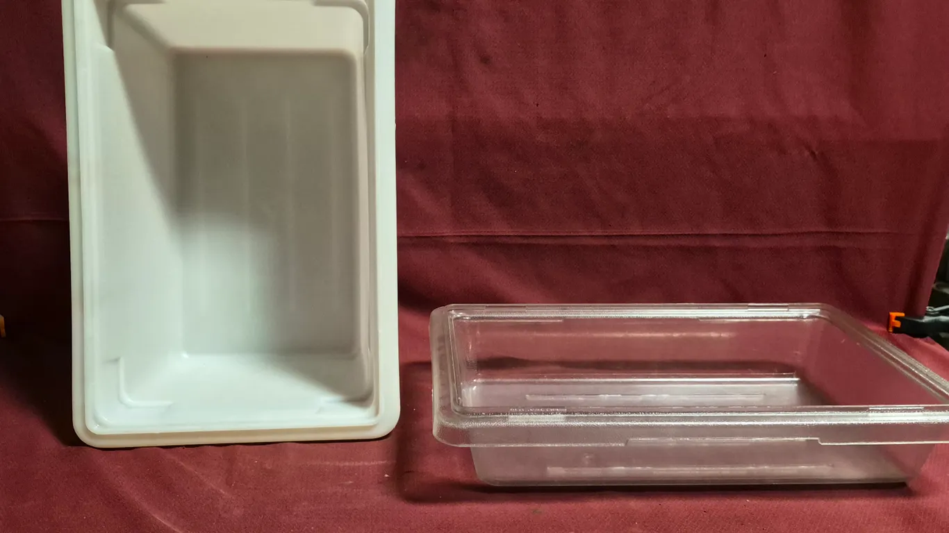 (2) Assorted Storage Containers