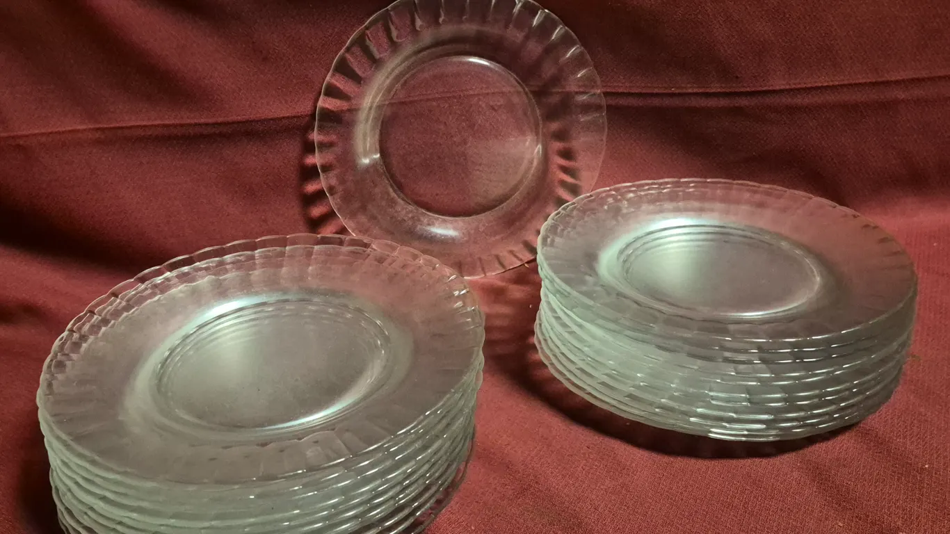 (24) Glass 10" Plates