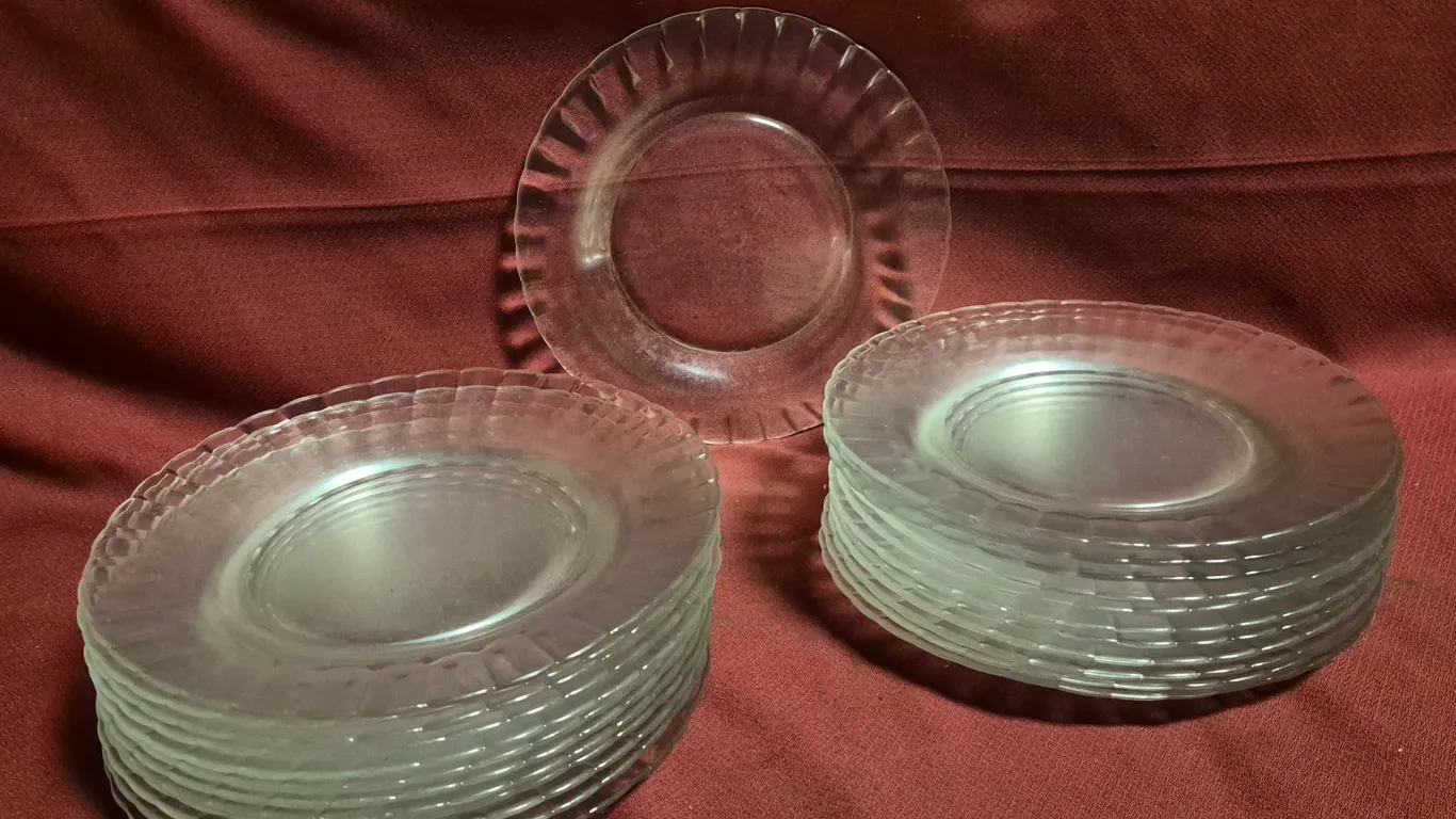 (24) Glass 10" Plates