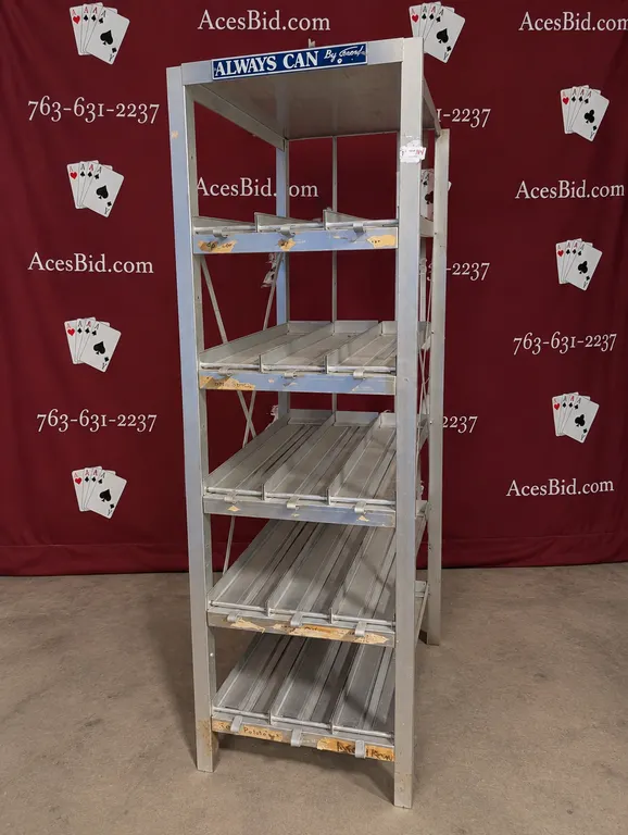Always Can by Grank Can Rack #10 with Built-In Can Slide for Reaching Farthest Back - 26.75" x 38" x