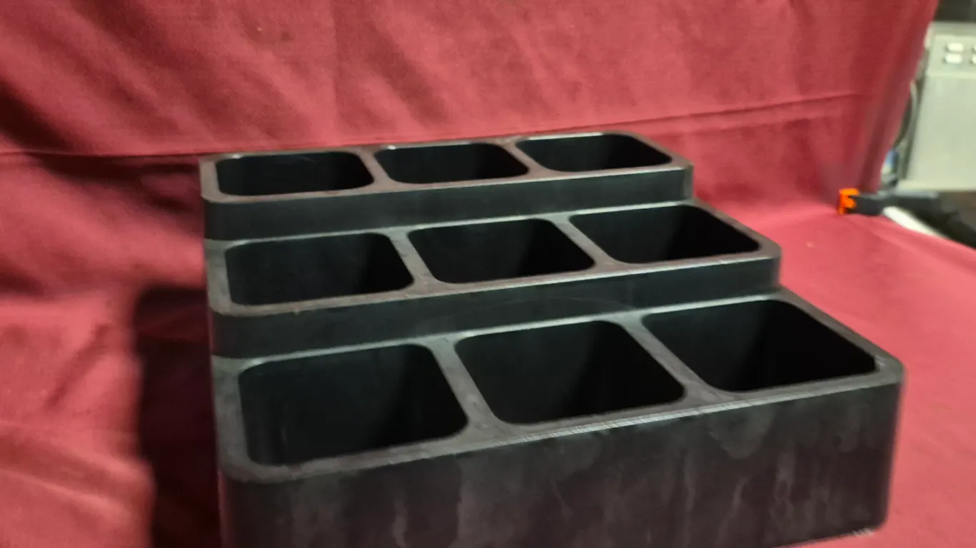 Polycarbonate 9 Compartment Condiment Orginizer