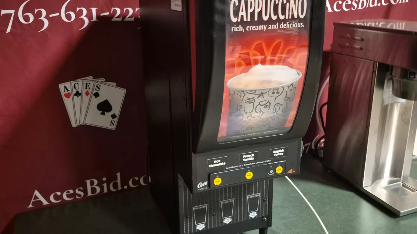 Curtis Primo Cappuccino Triple Dispenser - Model # CAFEPC3CL10000 - 120 Volts; 1 Phase - NSF Appr...