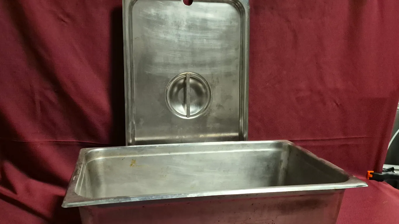 Full Size 6" Deep Stainless Steel Hotel Pan with Cover