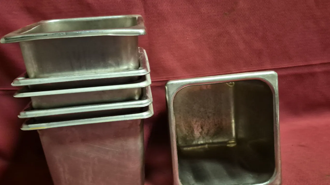 (6) Sixth Size 6" Deep Stainless Steel Hotel Pans