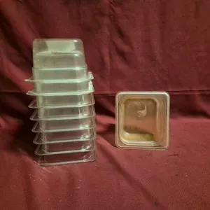(9) Sixth Size 4" Deep Polycarbonate Food Pans