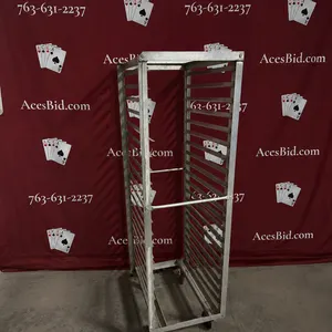 Aluminum 20 Tier Sheer Pan Rack on Casters - NSF Approved
