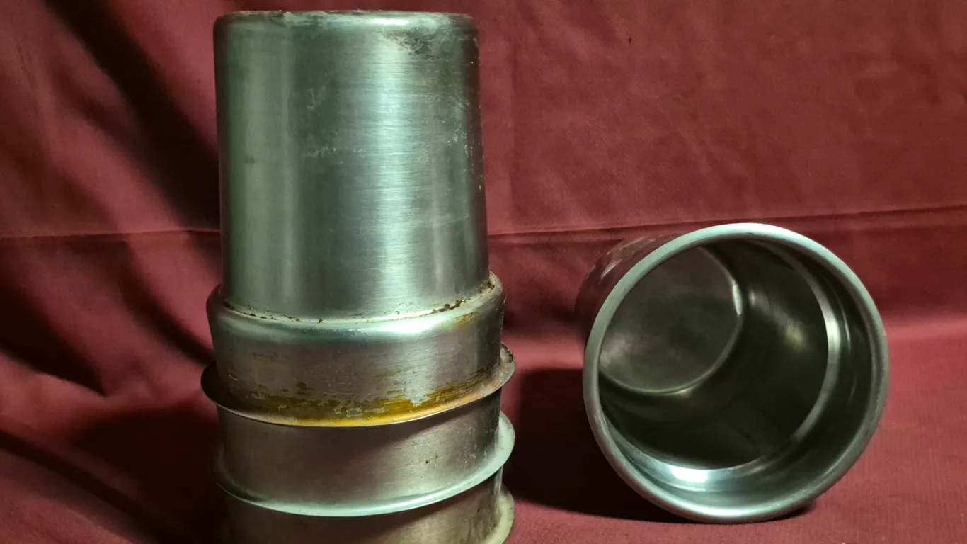 (4) 4qt Stainless Steel Insets