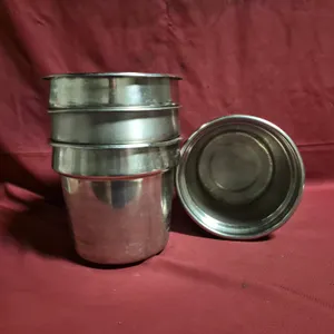 (4) 7qt Stainless Steel Insets