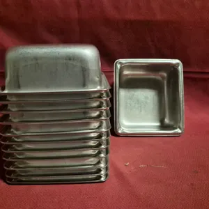 (12) Sixth Size 2-1/2" Deep Stainless Steel Hotel Pans