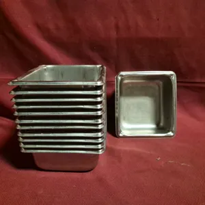 (12) Sixth Size 2-1/2" Deep Stainless Steel Hotel Pans