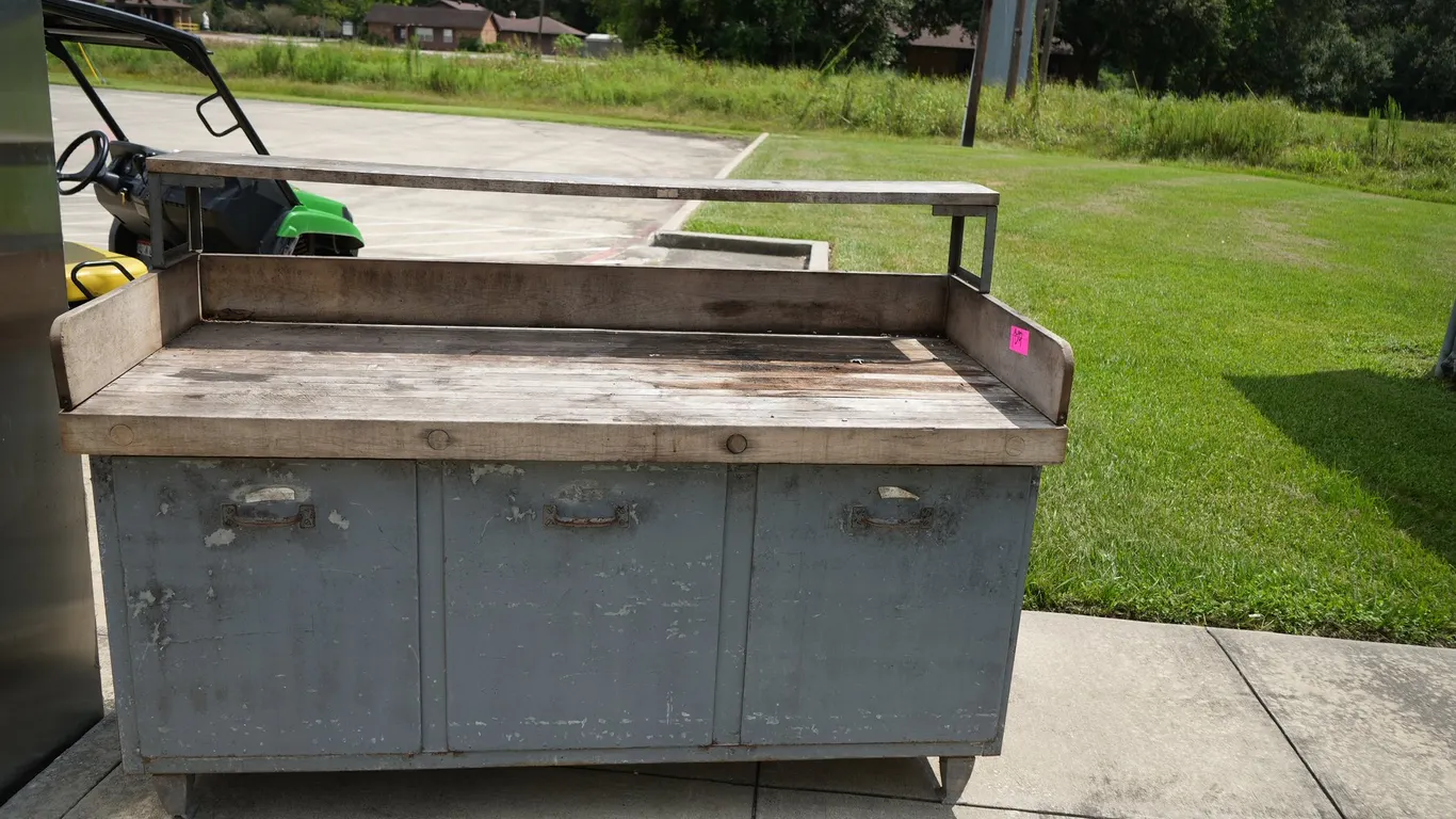 Prep Cabinet with Dry Ingredient Bin