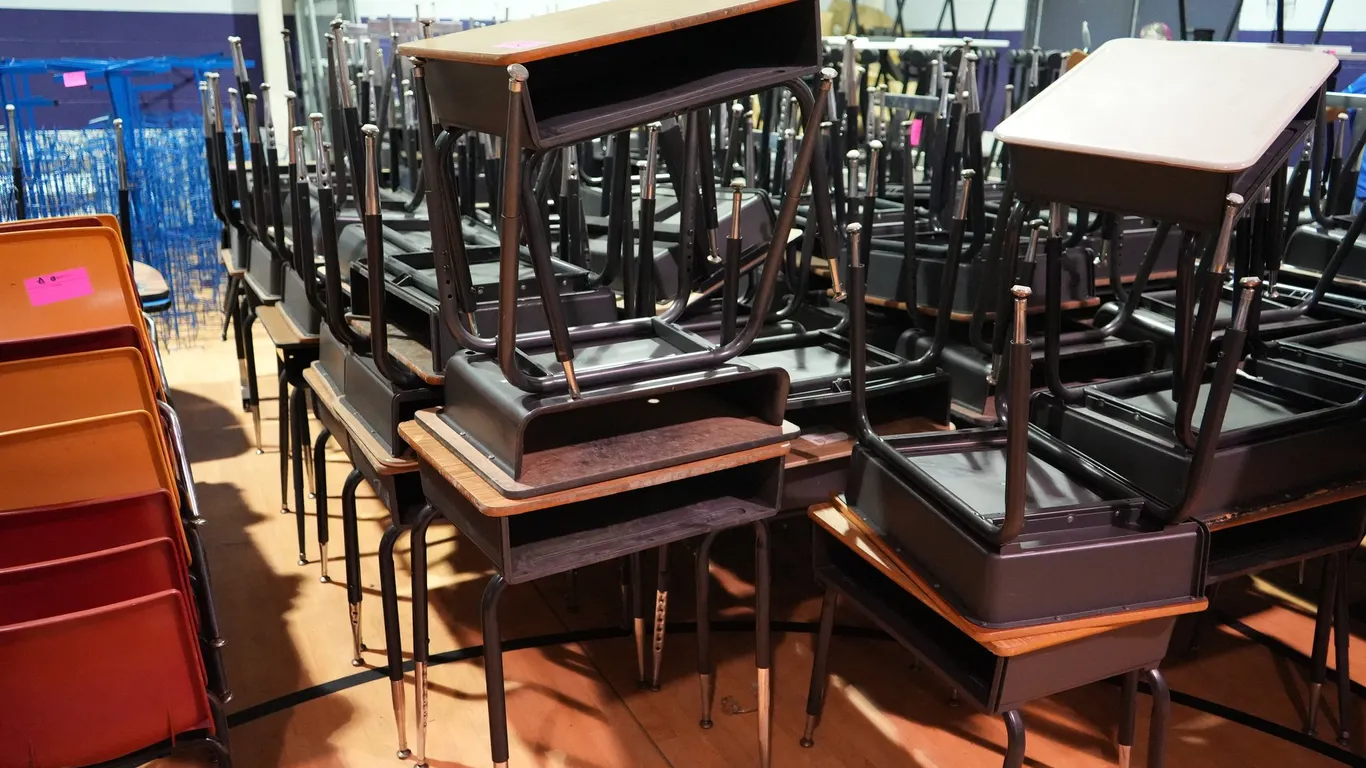 Open Front Student Desks