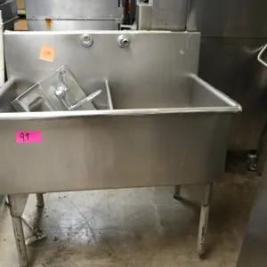 Metal Double Sinks