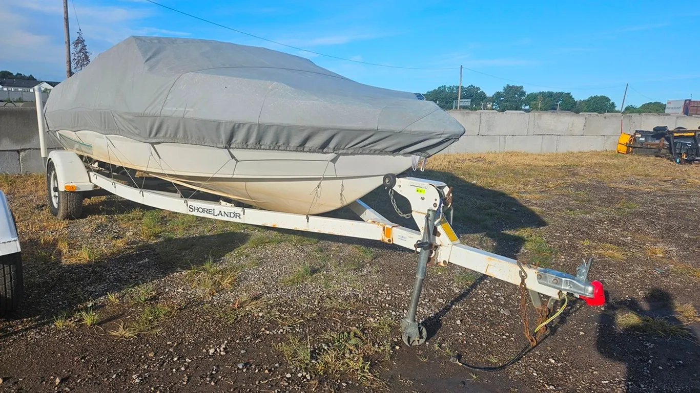 1991 Glastron 1900 19' Boat and Shorelander Trailer