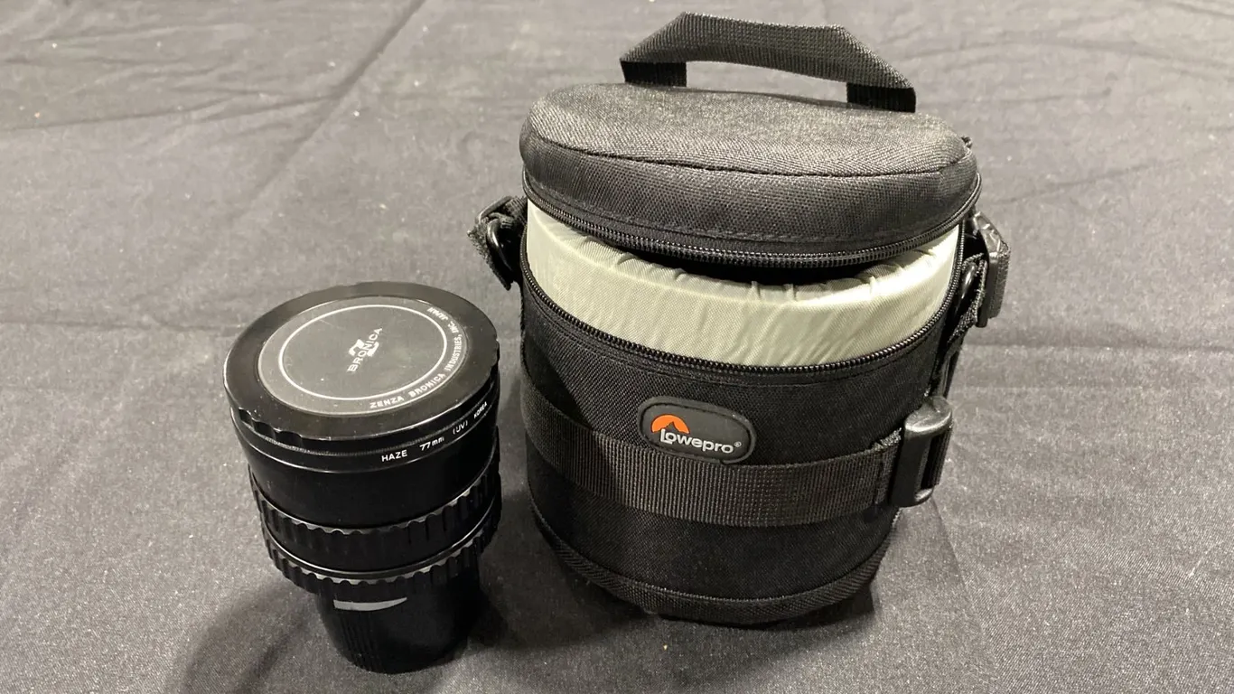 ZENZA BRONICA NIKON NIKKOR-O 1:2.8 F=50MM LENS WITH CASE