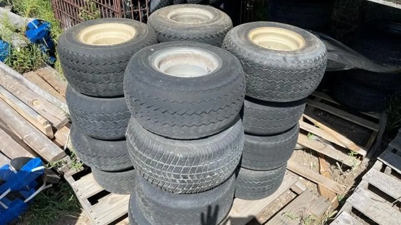 (4) Sets Used Golf Cart Tires and New Take Offs