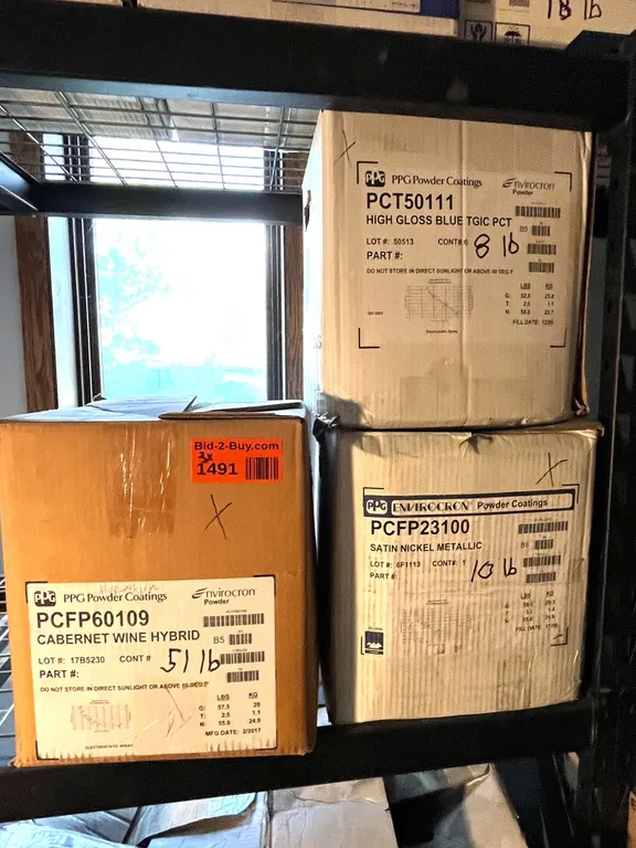 (3) Partial Boxes of PPG Powdercoat