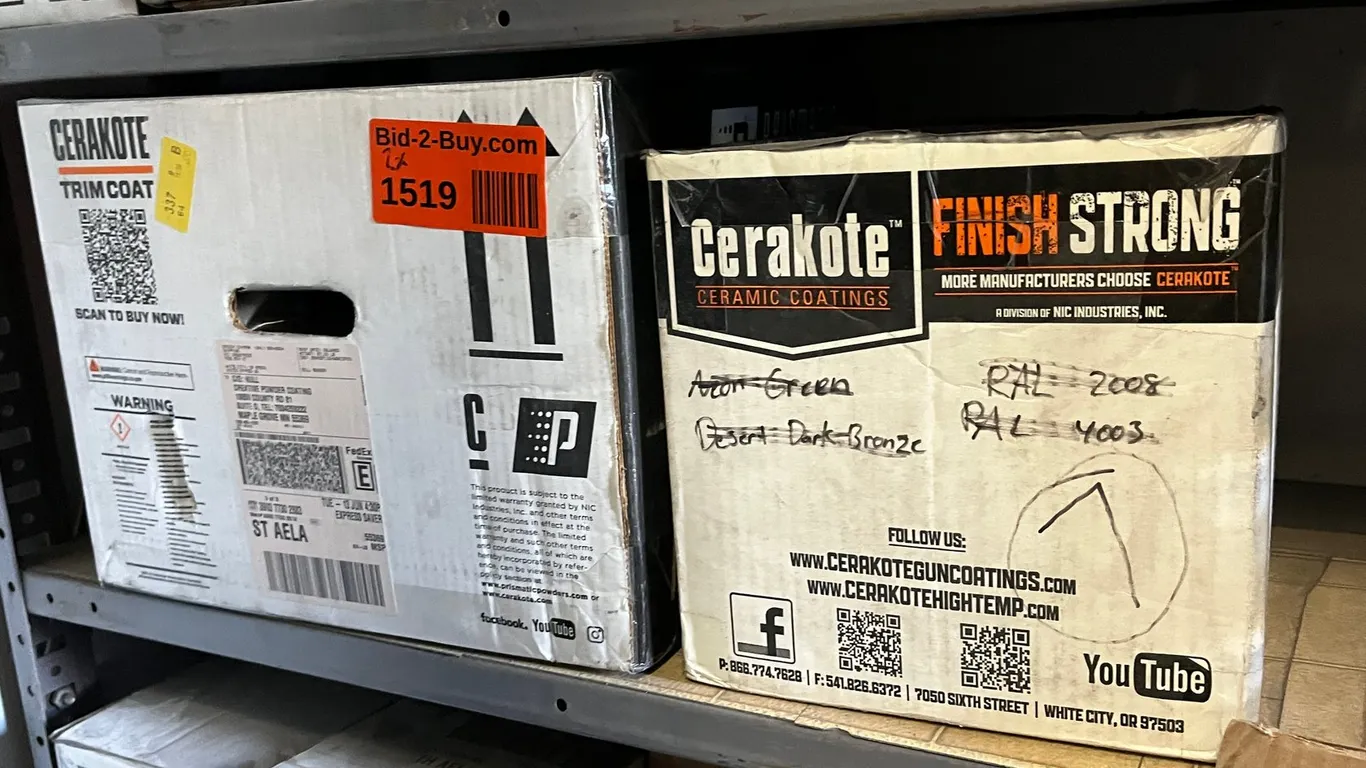 (2) Partial Boxes of Cerakote Powdercoat