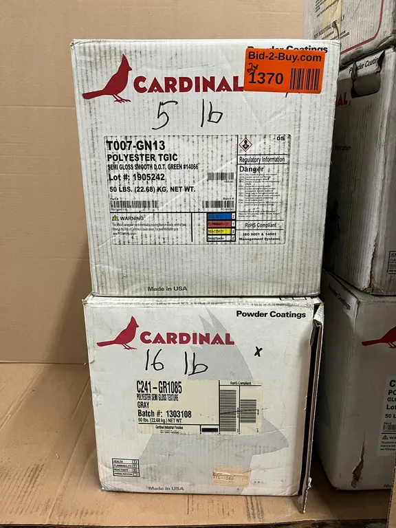 (2) Partial Boxes of Cardinal Powdercoat