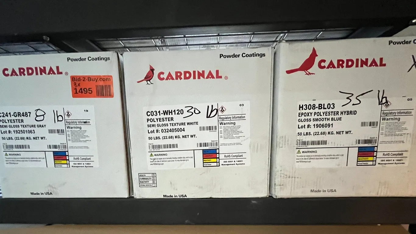 (3) Partial Boxes of Cardinal Powdercoat