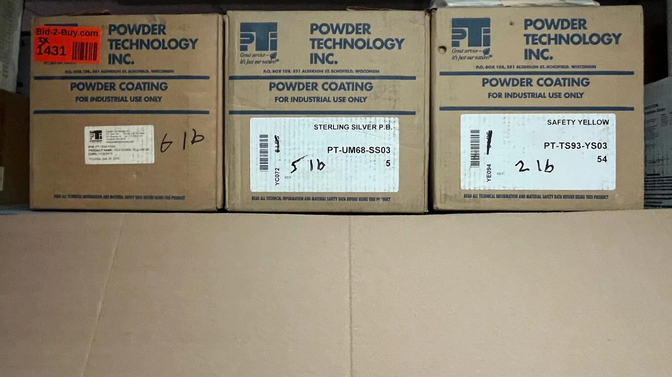 (3) Partial Boxes of Powder Technologies Powdercoat