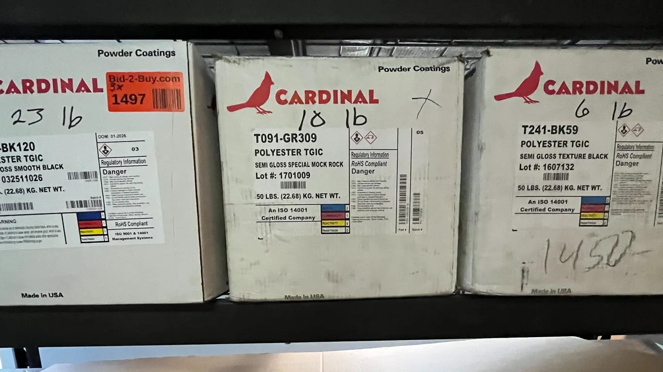 (3) Partial Boxes of Cardinal Powdercoat