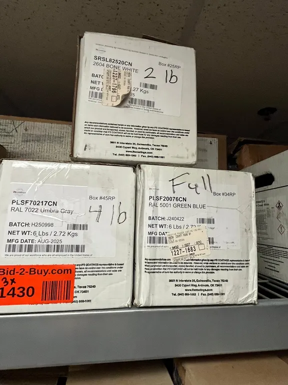 (3) Boxes of IFS Powdercoat