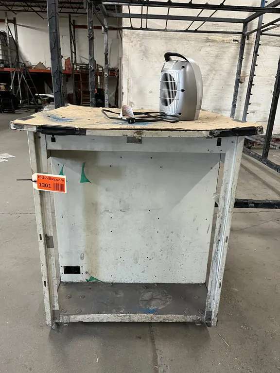 Custom-Made Rolling Worktable with Heater