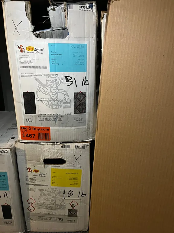 (2) Partial Boxes of Tiger Powdercoat
