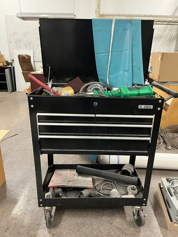 US General Rolling Toolbox with Contents