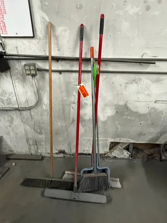 (5) Assorted Brooms